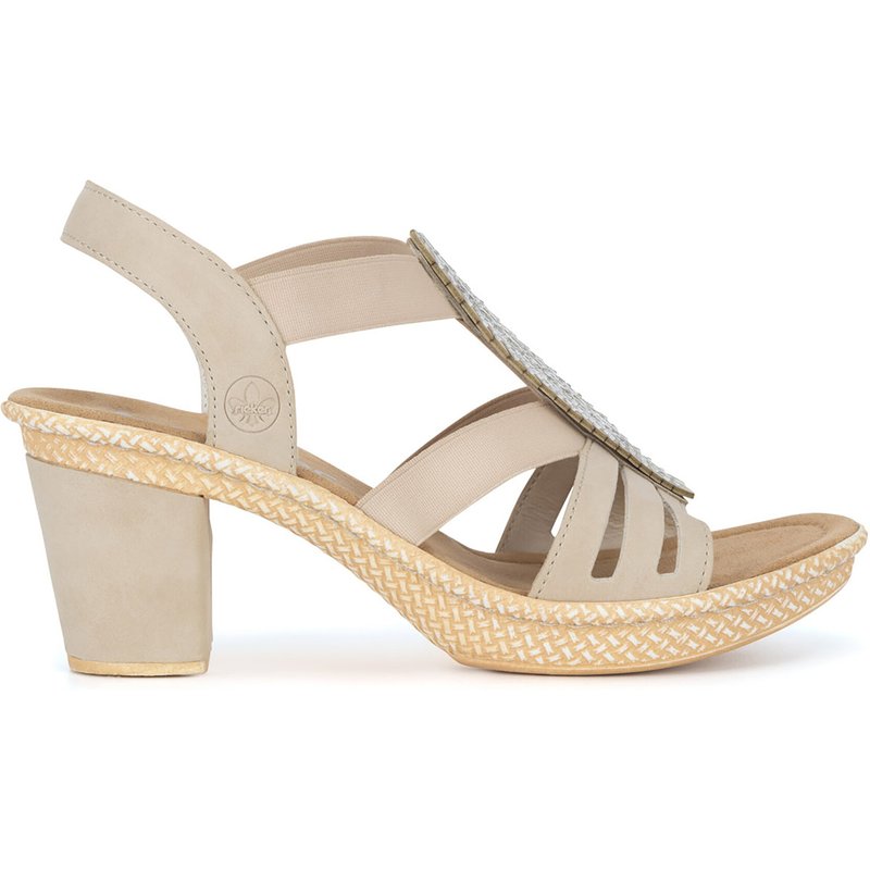 Sandalen Rieker 66526-60 Beige