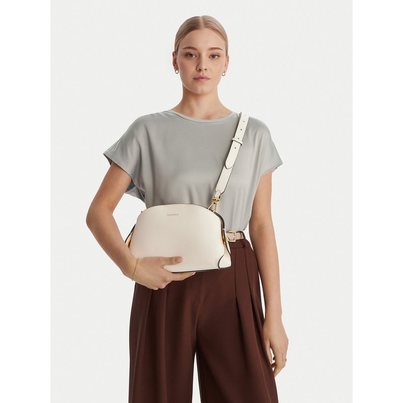 Handtasche Coccinelle U7K Coccinelletylde Calf E1 U7K 15 01 01 Creme