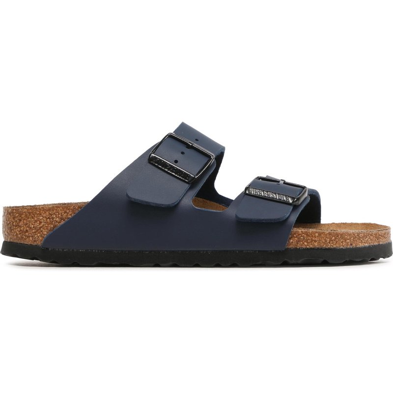 Pantoletten Birkenstock Arizona Birko-Flor 051753 Dunkelblau