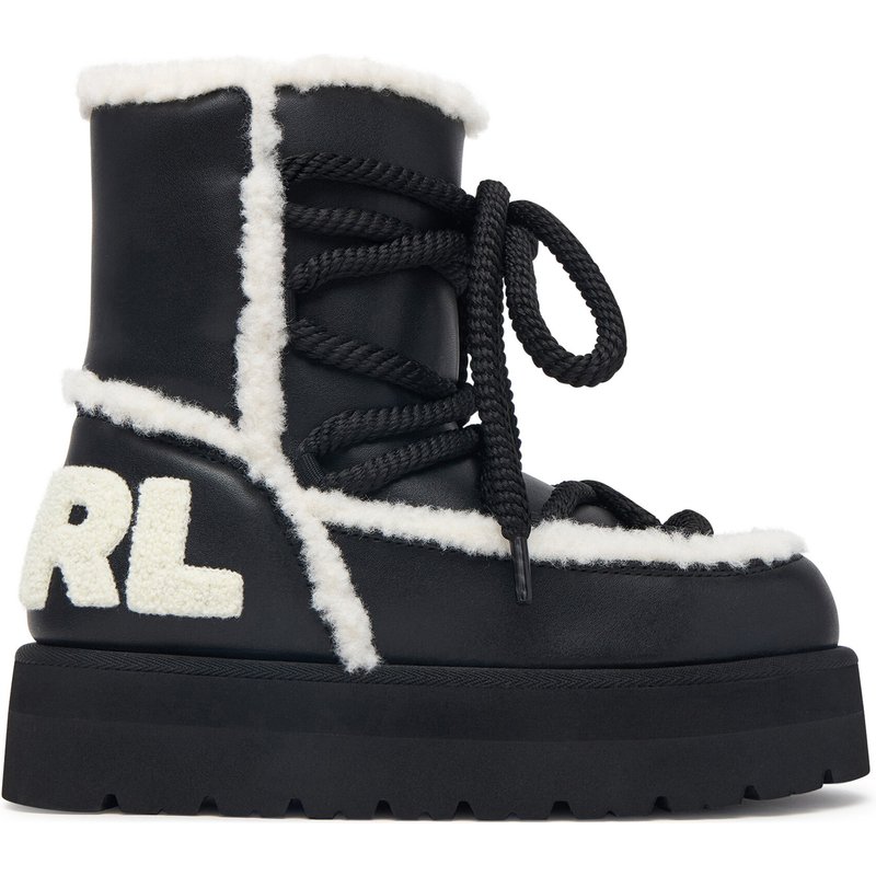 Schneeschuhe KARL LAGERFELD Skylar Ski KL49676 Schwarz