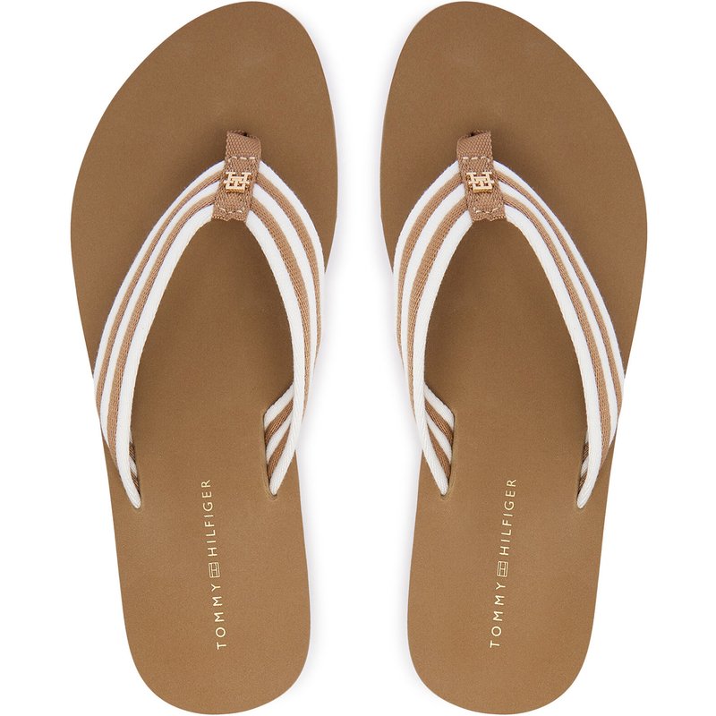 Zehentrenner Tommy Hilfiger FW0FW09196 Hellbeige
