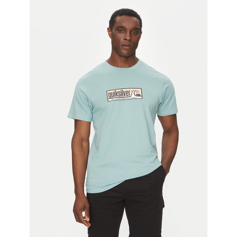 Quiksilver T-Shirt EQYZT08040 Türkisfarben Regular Fit