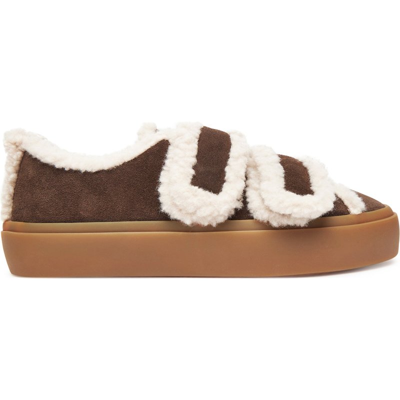 Sneakers Inuikii Shearling Low Velcro 1001.001.0231 Braun
