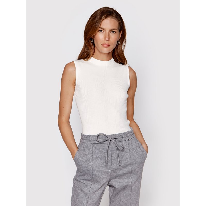 Boss Top Feskies 50473237 Weiß Slim Fit