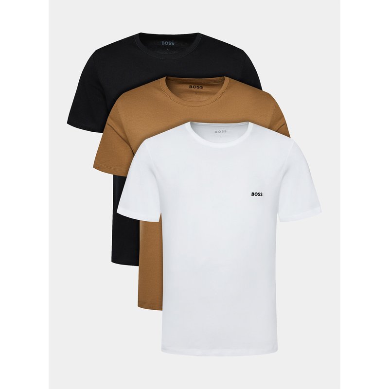 BOSS T-Shirt-Set Tshirt Rn 3P Classic 50475284 Beige Regular Fit