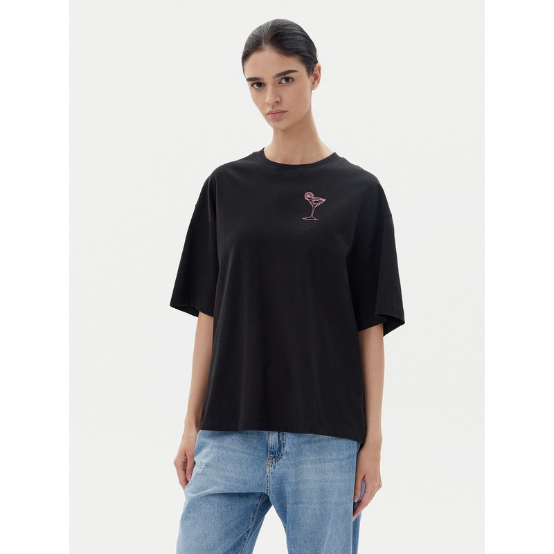 BOSS T-Shirt C_Eboyfriend_4 50540441 Schwarz Oversize