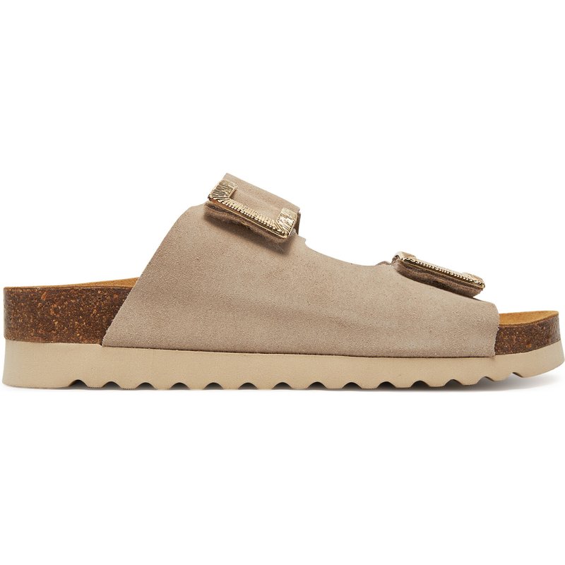 Pantoletten Grünland Hola CB0771 Beige