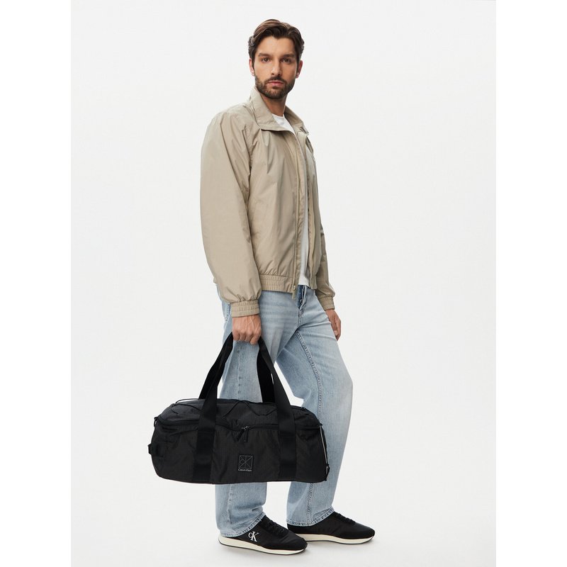 Reisetasche Calvin Klein Utility Emblem Aop LV04D3385G Schwarz