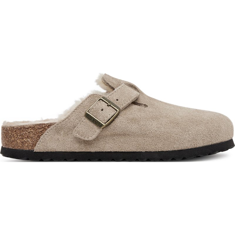Pantoletten Birkenstock Boston Shearling 1028299 Beige
