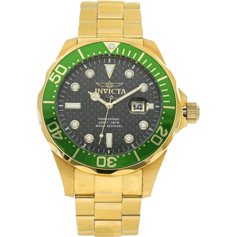 Uhr Invicta Watch Pro Diver 14358 Goldfarben