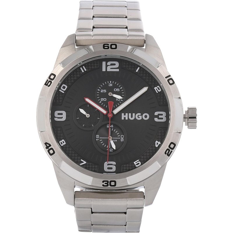 Uhr HUGO Grip 1530276 Silberfarben