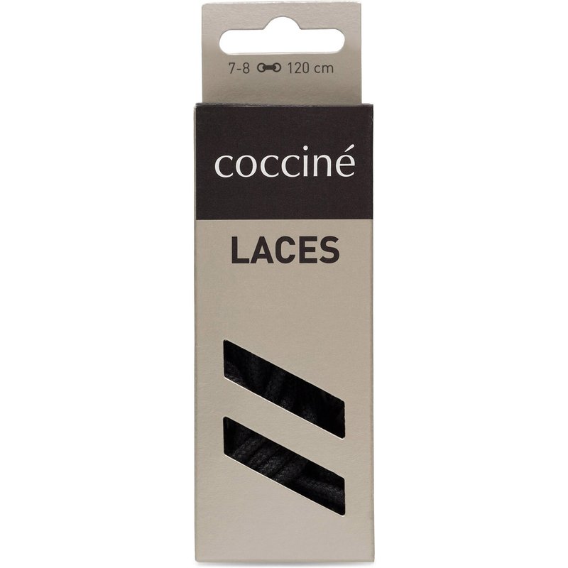 Schnürsenkel Coccine SZNUROWADŁA 120 cm F3 BAWEŁNIANE v.AZ Schwarz