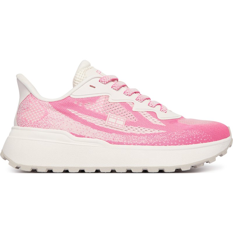 Sneakers Tommy Jeans Tjw Sporty Knit Runner EN02962 Creme