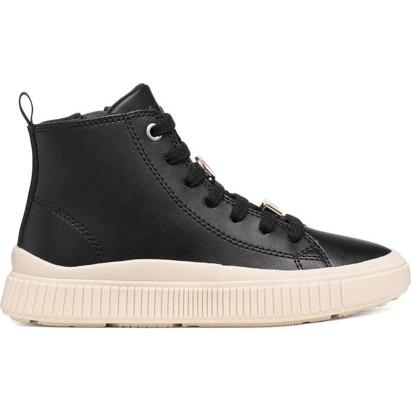 Sneakers Geox J Laquinny Girl J66M3A 000BC C9999 M Schwarz