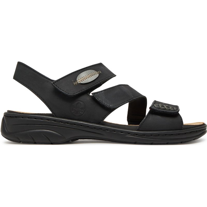 Sandalen Rieker 64573-00 Schwarz