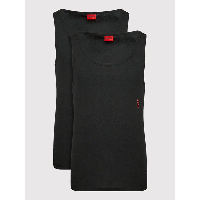 HUGO Tanktop-Set 50469778 Schwarz Slim Fit
