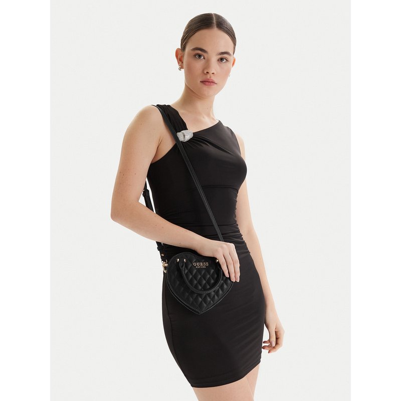 Handtasche Guess HWQG98 94770 Schwarz