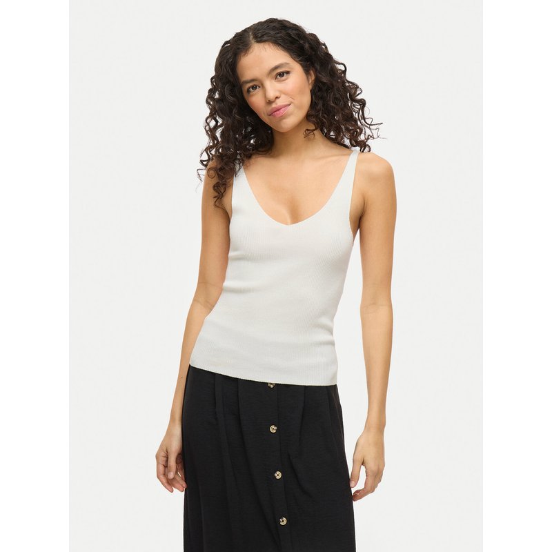 Vila Top Wennie 14104135 Weiß Regular Fit