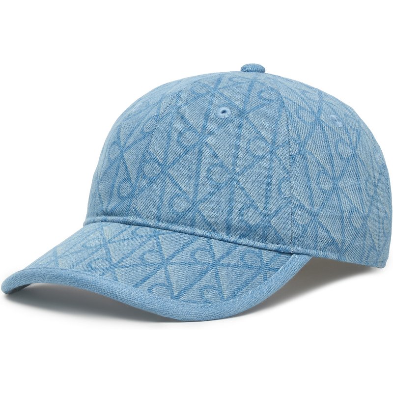 Cap Calvin Klein Denim Emblem Burnout LV04F5042G Blau