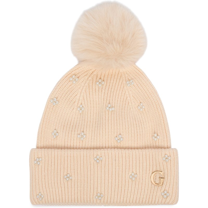 Mütze Guess AW5635 VIS01 Hellbeige