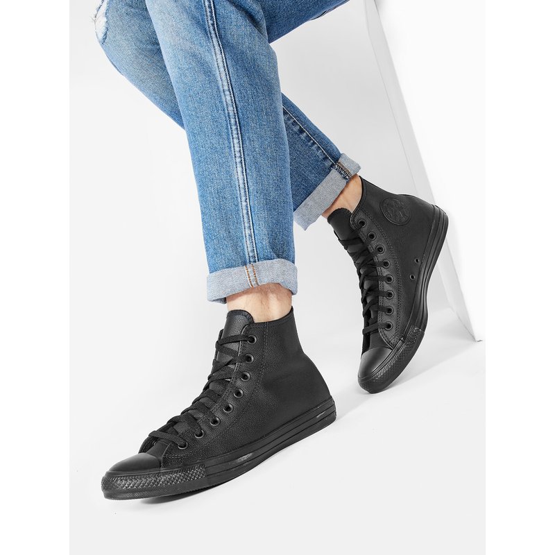 Sneakers aus Stoff Converse Chuck Taylor All Star HI 135251C Schwarz