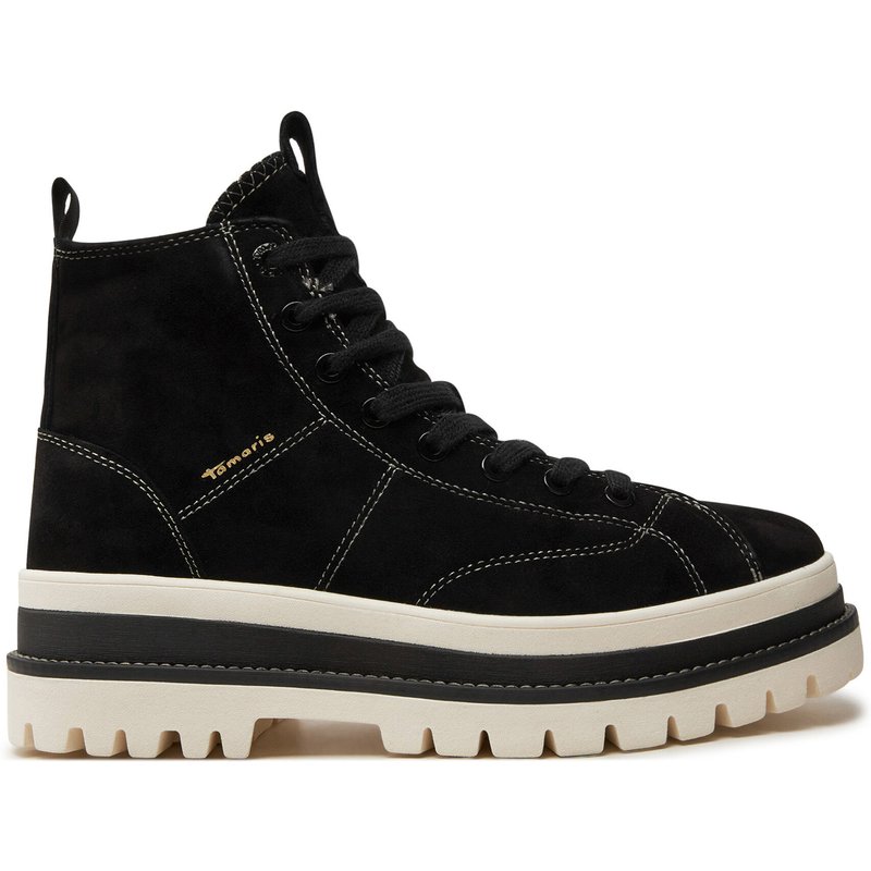 Schnürstiefeletten Tamaris 1-25205-43 Schwarz
