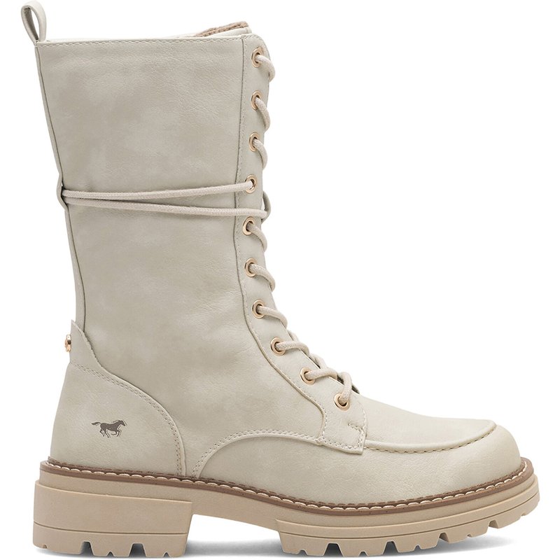 Schnürschuhe Mustang 1437-503 Weiß