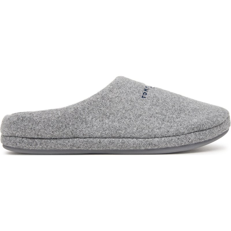 Hausschuhe Tommy Hilfiger Hilfiger Felt House Shoe FM0FM06017 Grau