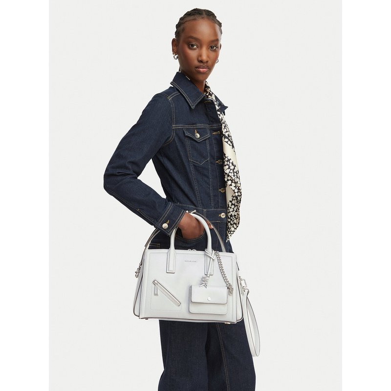 Handtasche MICHAEL Michael Kors Laila 30S6S9IS2L Weiß