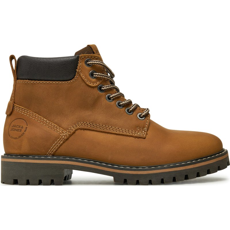 Schnürschuhe Jack & Jones Queensway 12257998 Braun