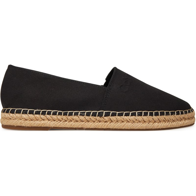 Espadrilles Calvin Klein Espadrille Cv Logo HM0HM01808 Schwarz