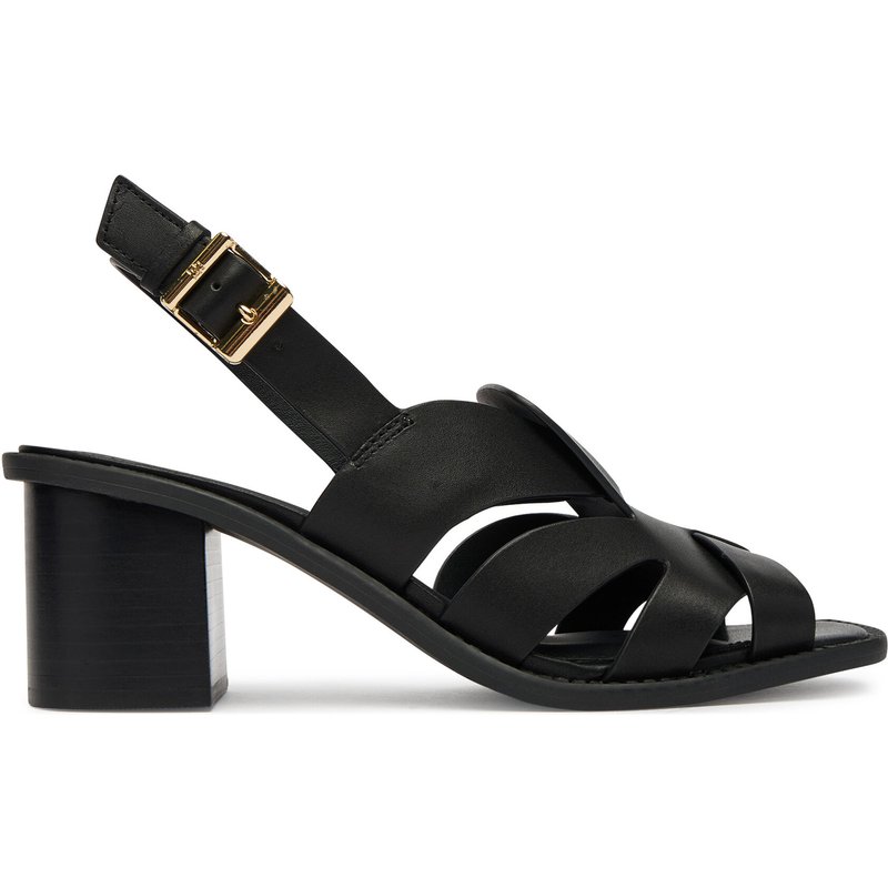 Sandalen Tommy Hilfiger Cross Blocked Heel Sandal FW0FW09135 Schwarz