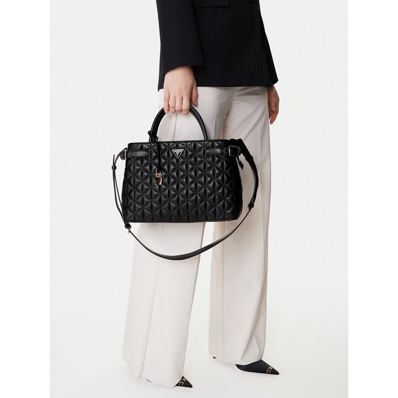Handtasche Guess Paisleigh HWQG9 883060 Schwarz