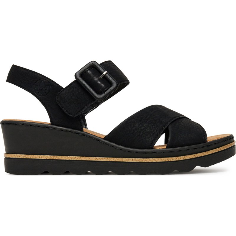 Sandalen Rieker 67463-00 Schwarz