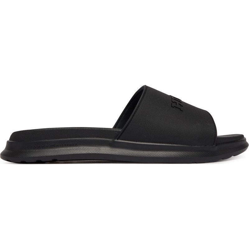 Pantoletten Tommy Hilfiger Dual Density Hilfiger Pool Slide FM0FM05797 Schwarz
