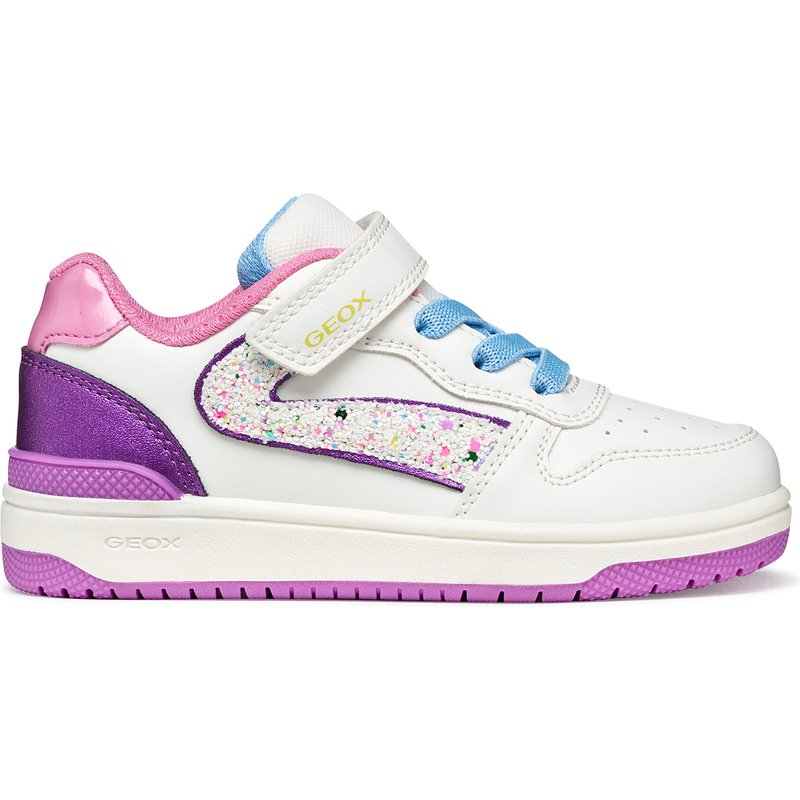 Sneakers Geox J Washiba Girl J55HXA 054AJ C1Z8H D Weiß