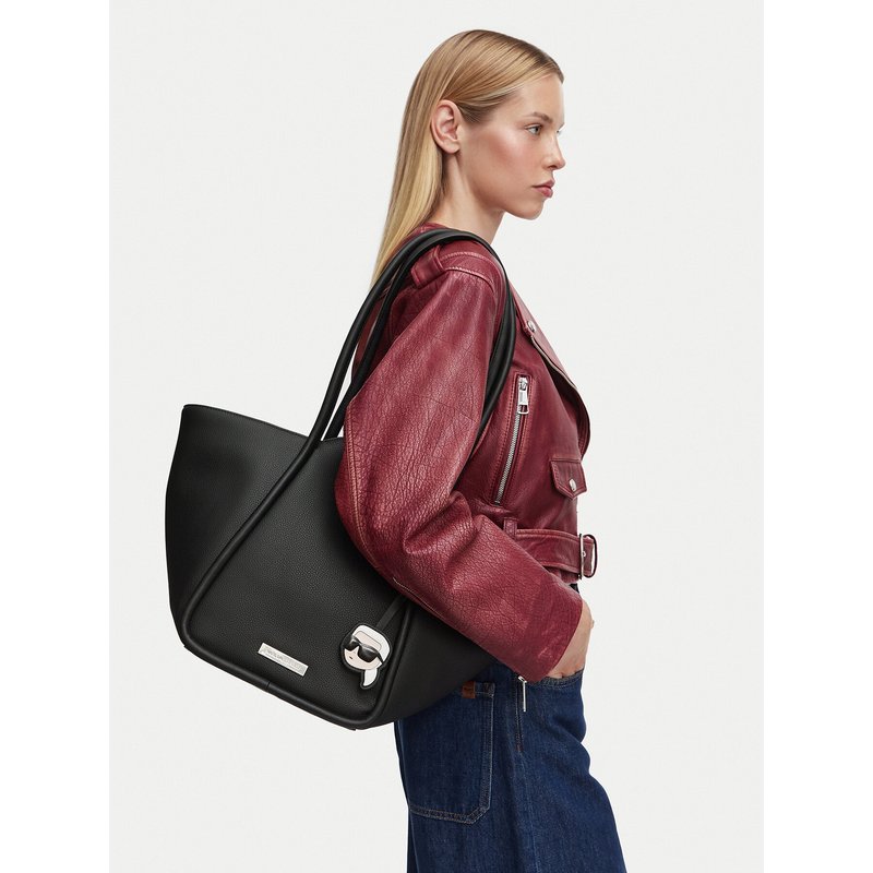 Handtasche KARL LAGERFELD B3W30116 Schwarz