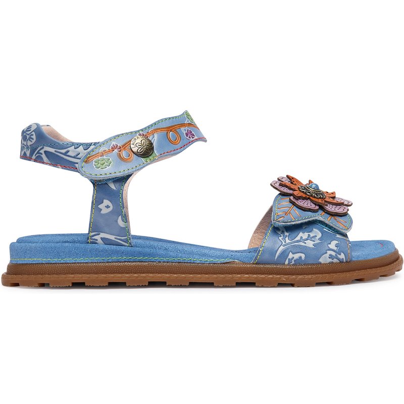 Sandalen Laura Vita Brownieo 02 Blau