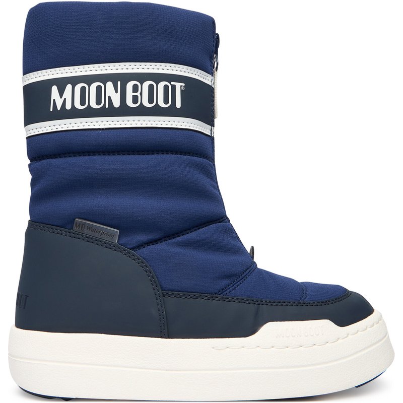 Schneeschuhe Moon Boot Jr Park Zip High Wp 80D3440080 D Dunkelblau