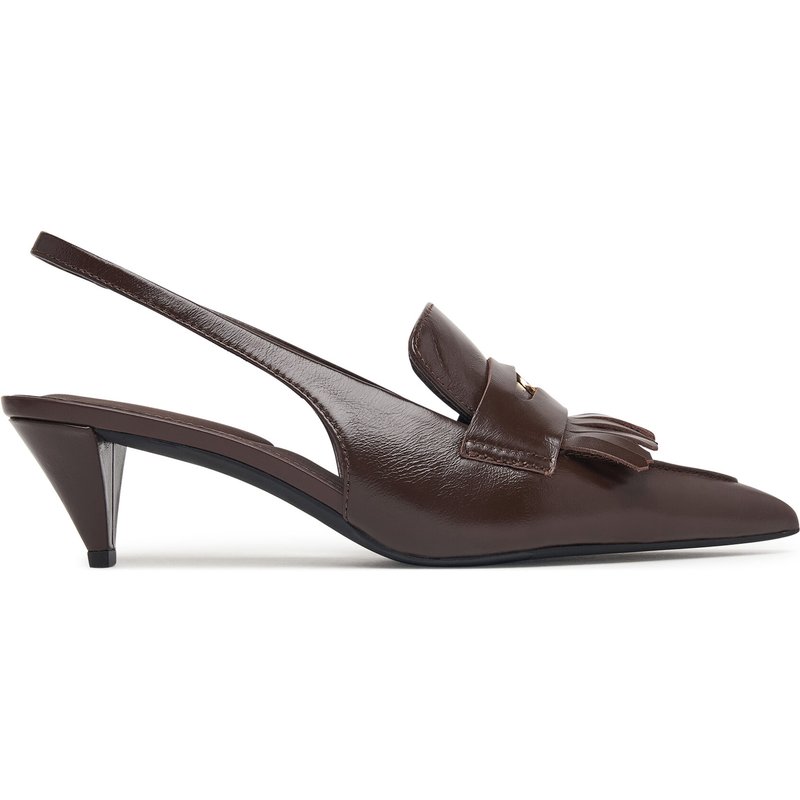 Pumps Tommy Hilfiger Th Penny Bar Pointy Sling Back FW0FW09535 Braun