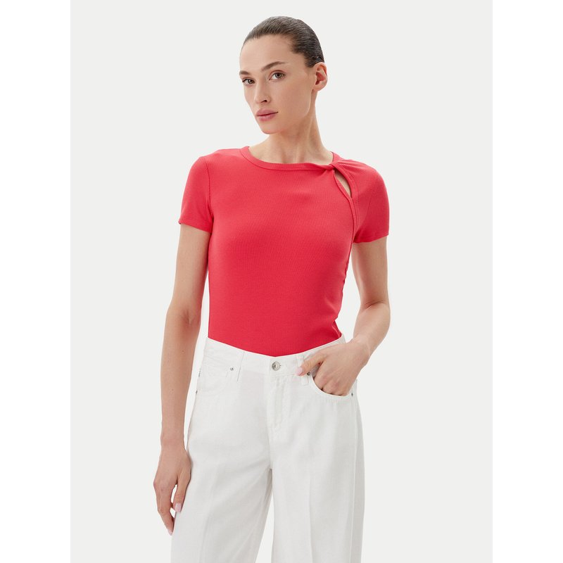 DKNY T-Shirt P51H8APJ Korallenfarben Regular Fit