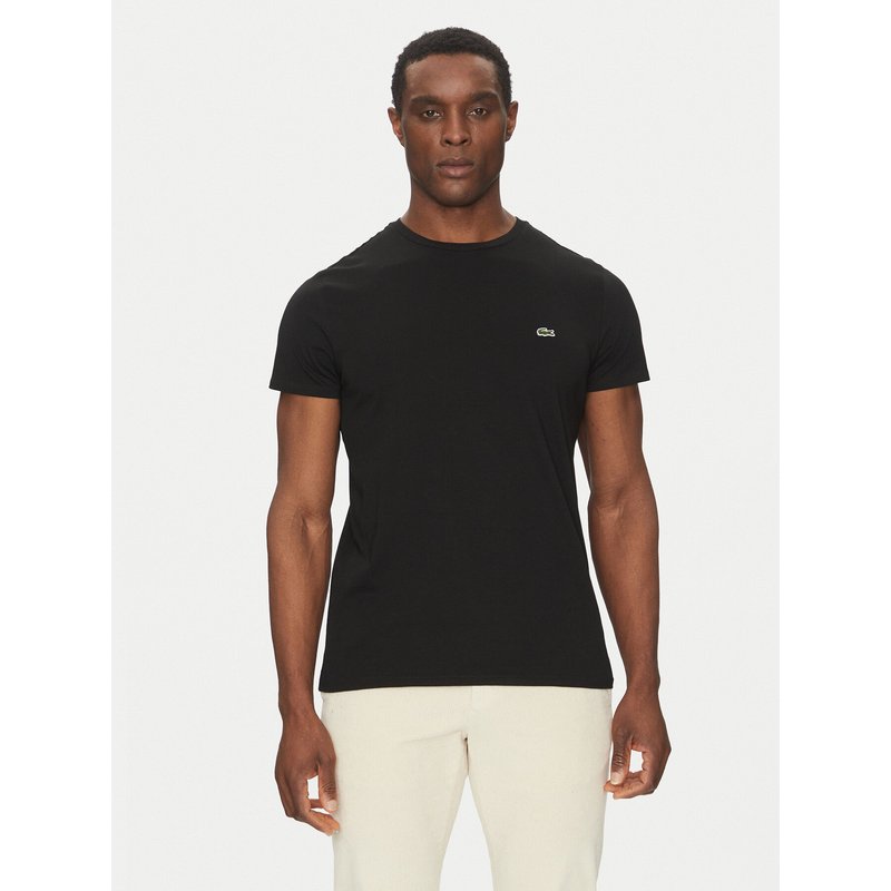 Lacoste T-Shirt TH6709 Schwarz Regular Fit