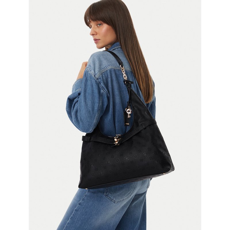 Handtasche Guess Ella HWPD97 46010 Schwarz