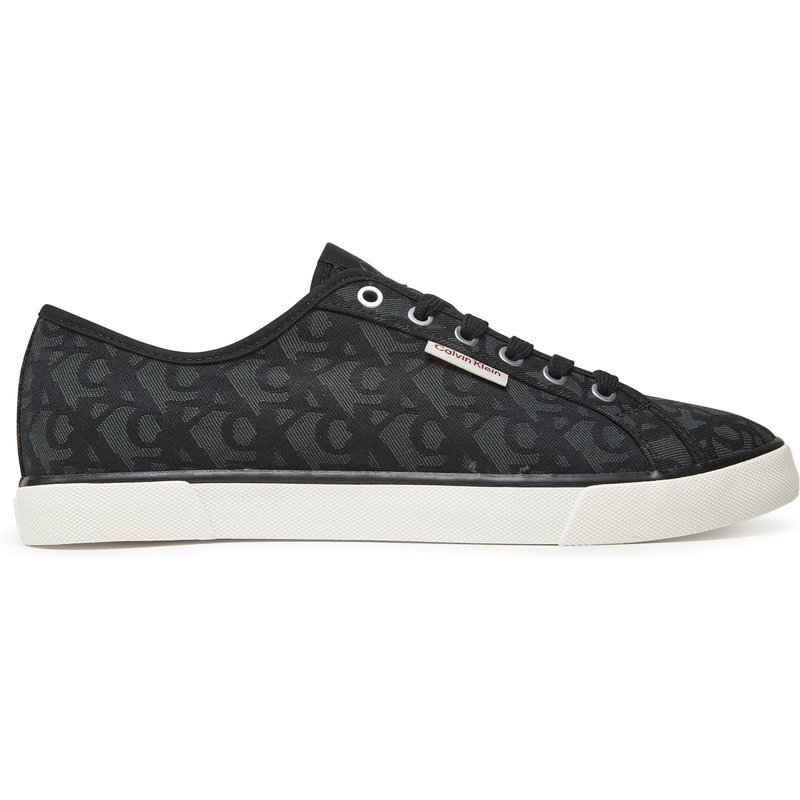 Sneakers aus Stoff Calvin Klein Jeans Ess Vulc Low Mg Cv Mono YM0YM01368 Schwarz