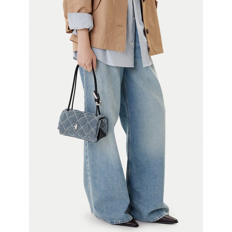 Handtasche Marc Jacobs The Quilted Denim Mini 2P5HSH013H03 Blau
