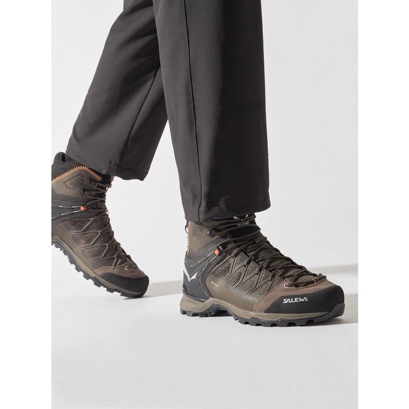 Trekkingschuhe Salewa Ms Mtn Trainer Lite Mid Gtx 61359-7953 Khakifarben