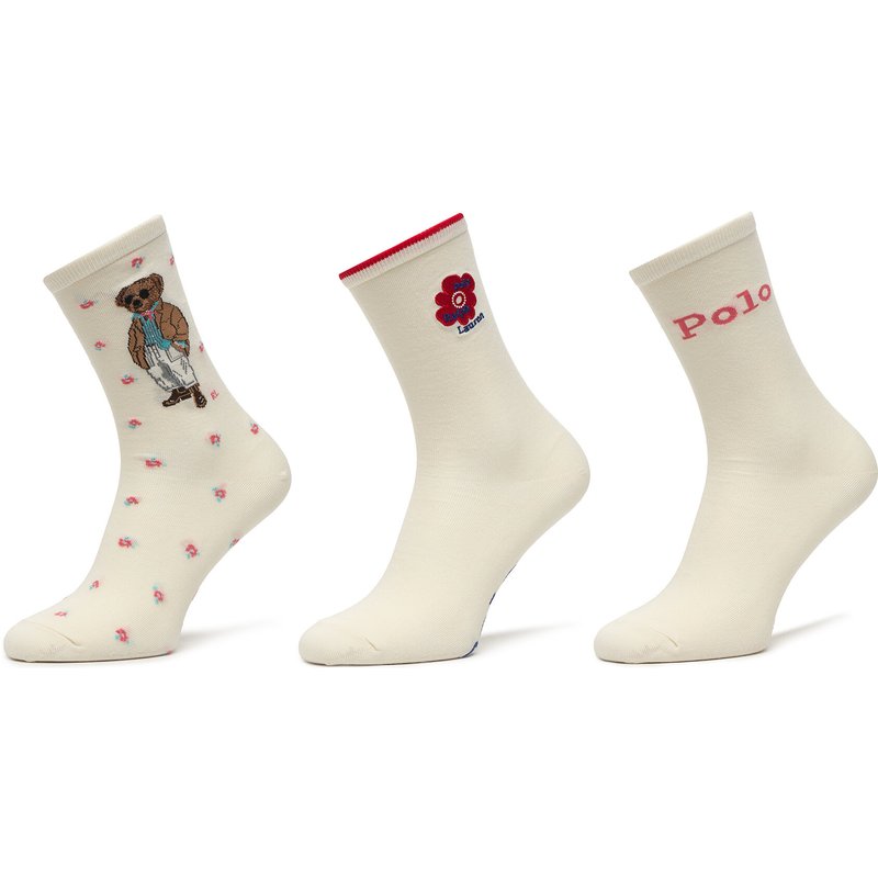 Lange Socken Polo Ralph Lauren 455P10258001 Écru