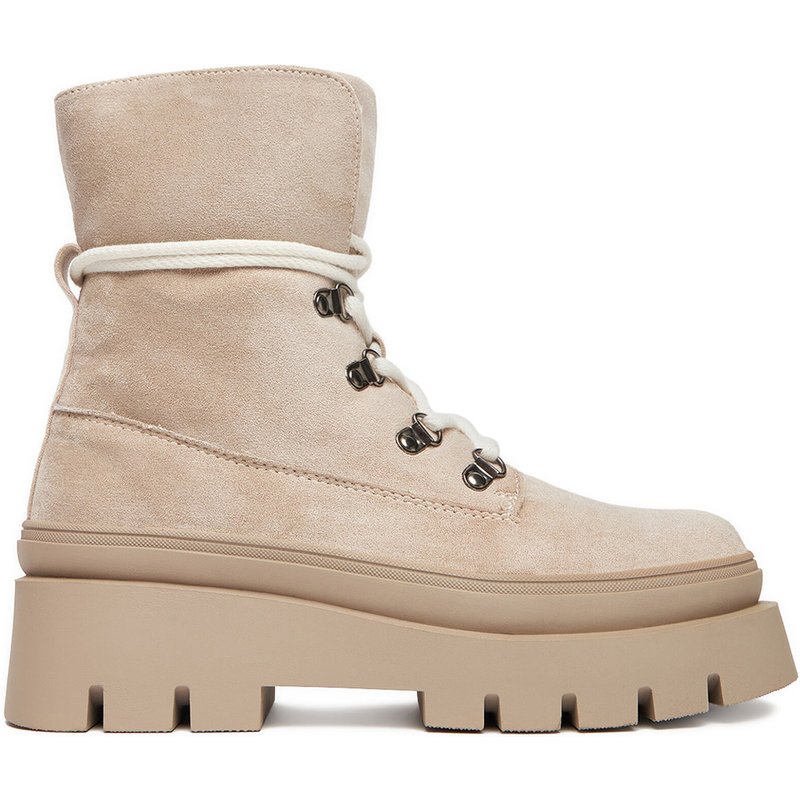 Schnürschuhe DeeZee 60063-5 Beige