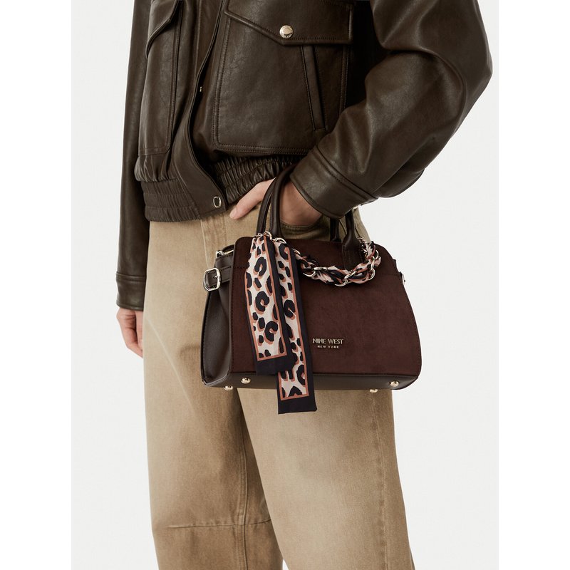 Handtasche Nine West CEO-HELLESA-LDA9464 Dunkelbraun