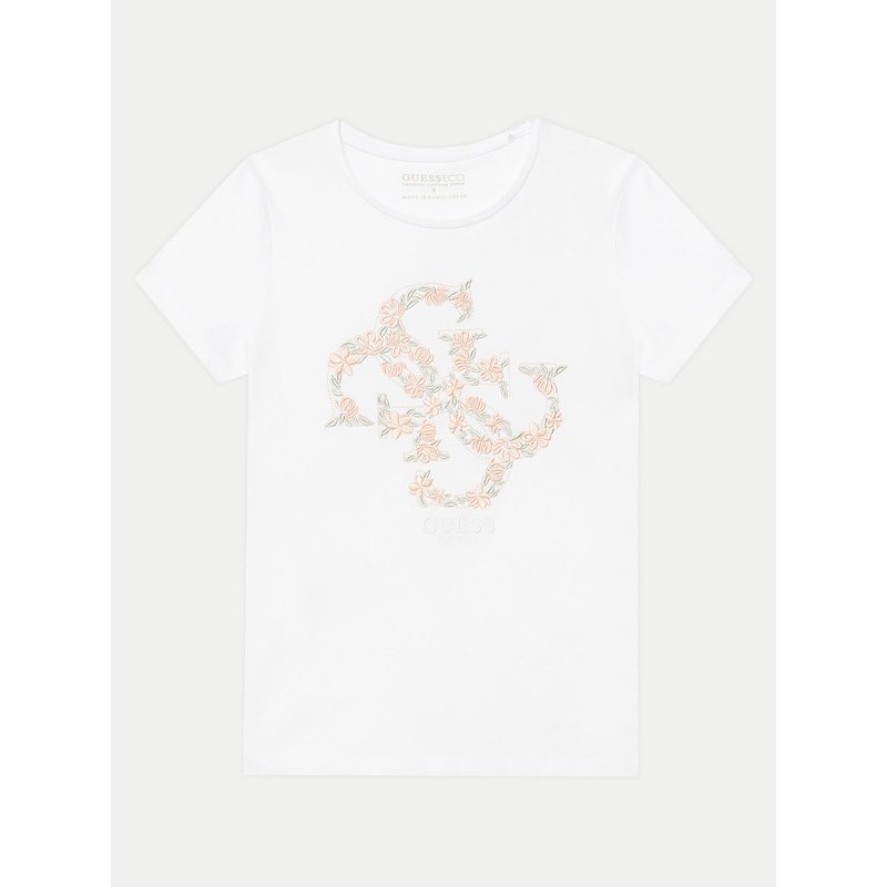 Guess T-Shirt J5GI02 K6YW4 Weiß Regular Fit